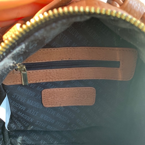 🔥♨️SALE Steve Madden brown mini bag tassel gold - Picture 4 of 8